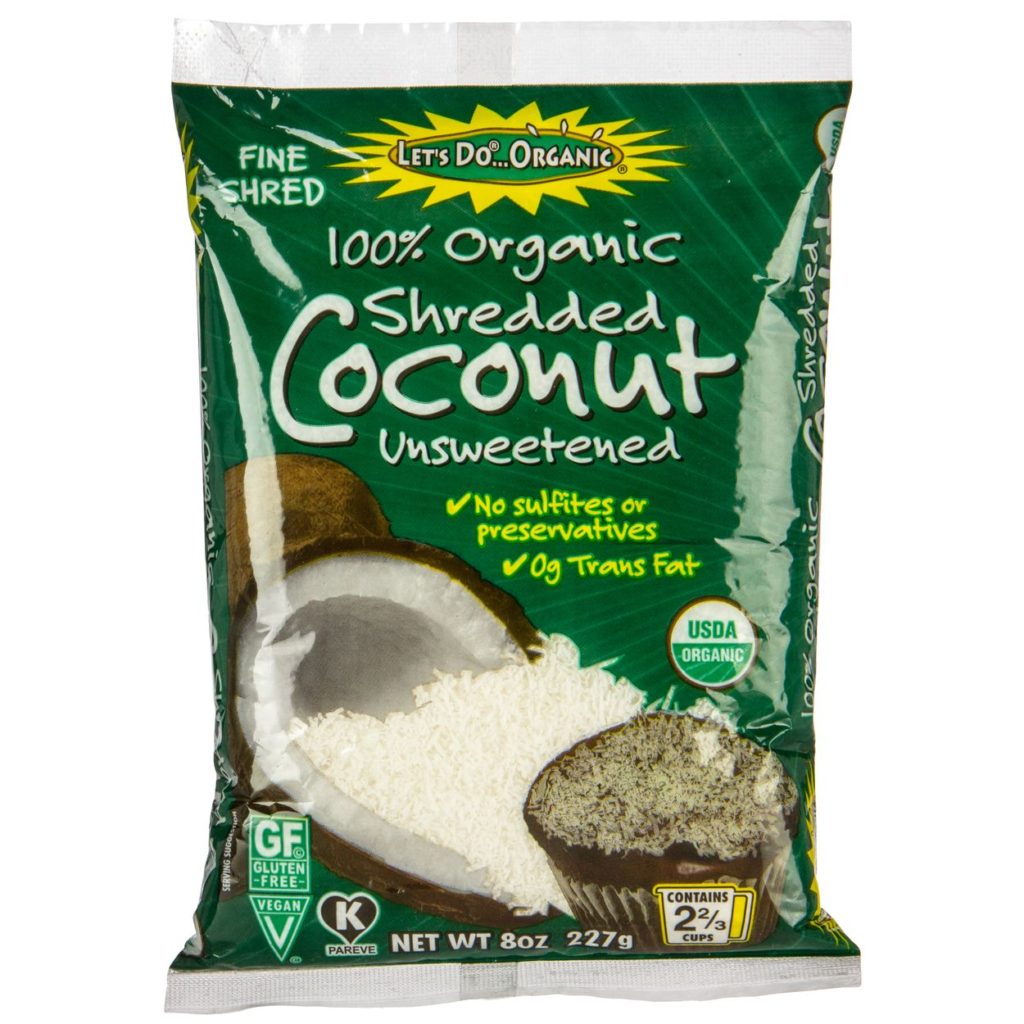 Let's Do Organic Unsweetened Organic Shredded Coconut