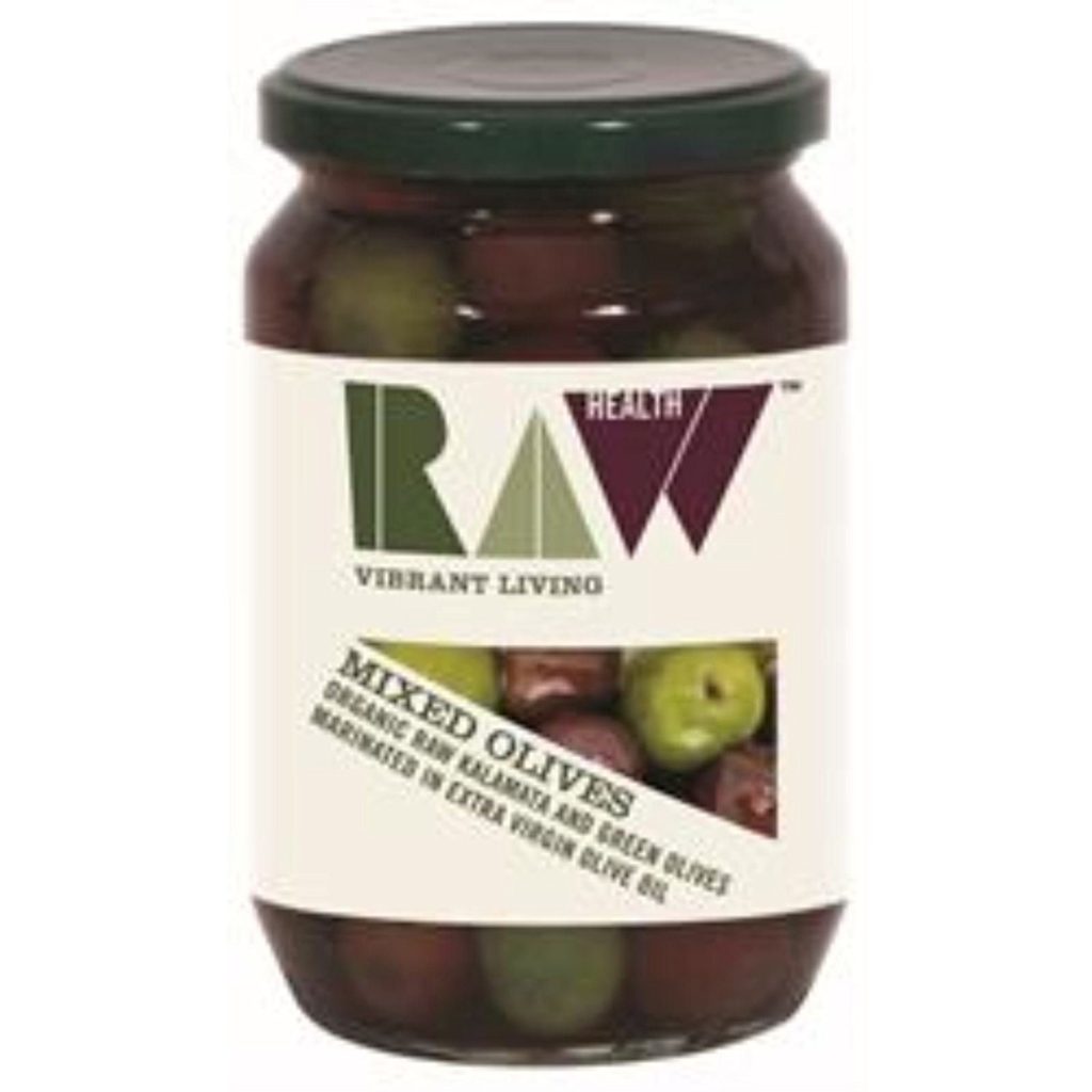 Raw Health Organic Mixed Kalamata + Green Olives