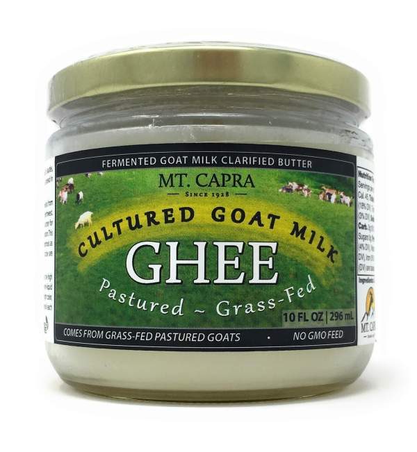 Mt. Capra Grass-Fed Cultured Goat Milk Ghee