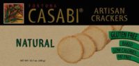 Casabi Crackers - Garlic, Onion, Natural